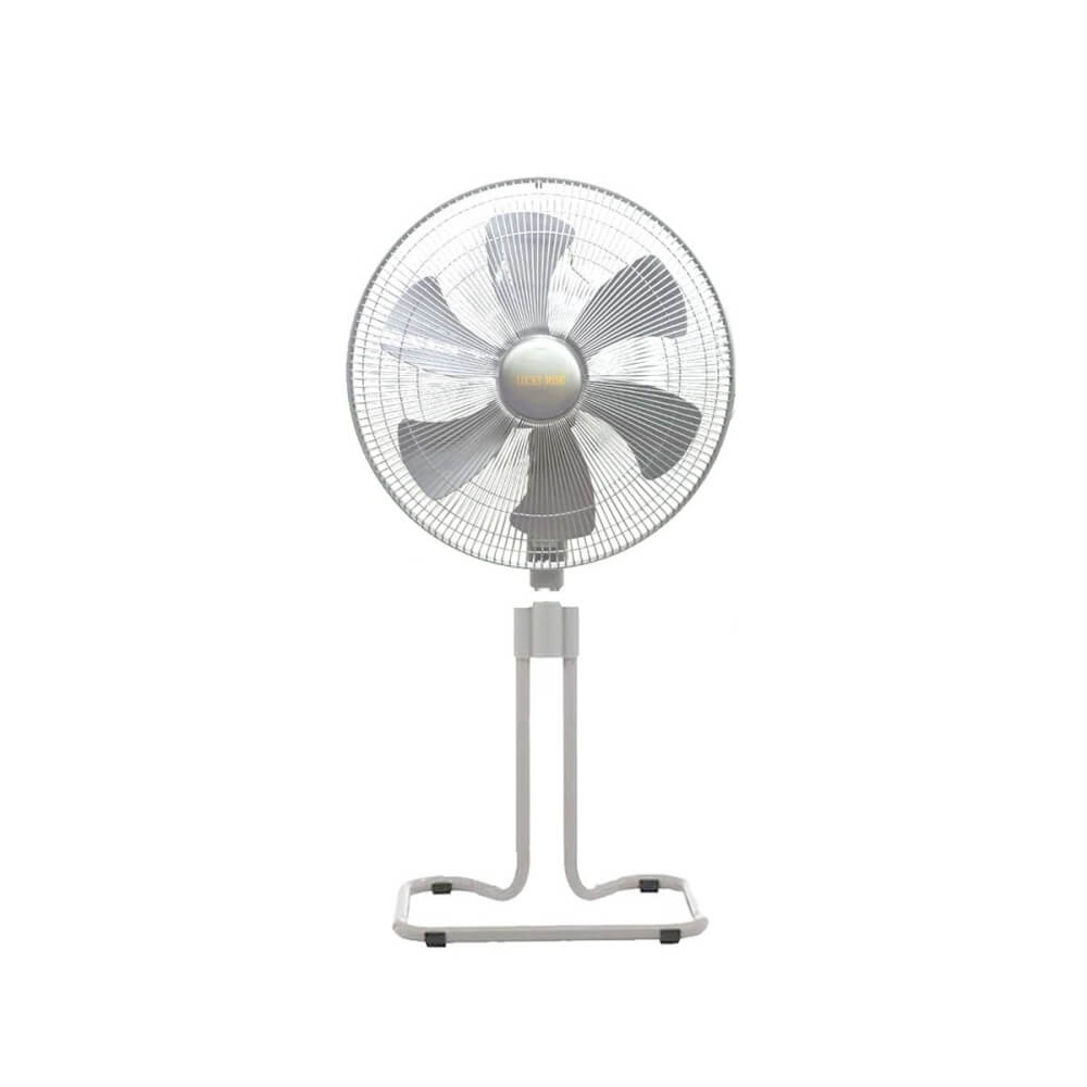 พัดลมอุตสาหกรรมขากบ 18 นิ้ว Lucky Misu LM289 สีเทา